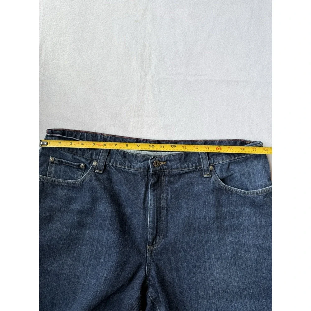 L.L.Bean Mens Jeans 40x34 Blue Classic Fit 100% Cotton Denim Pants